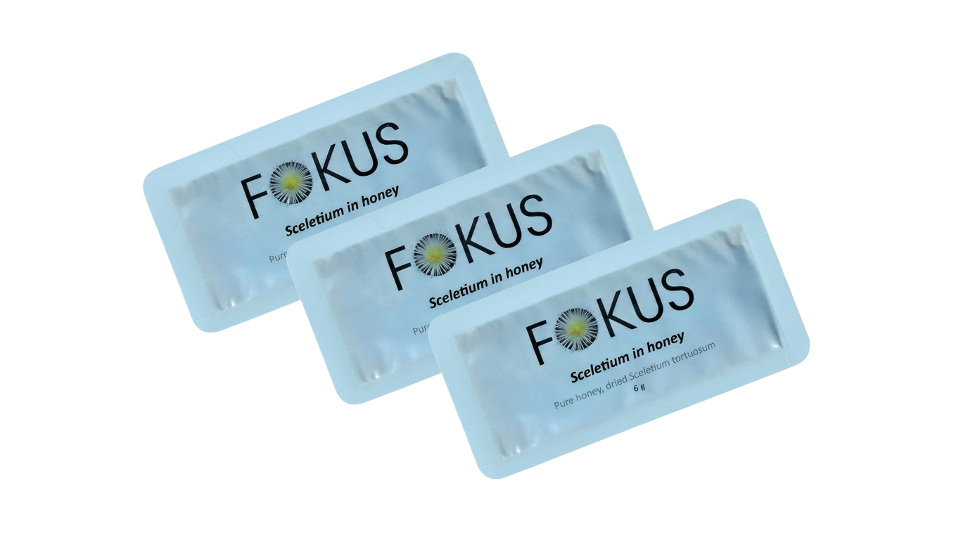 Fokus Sceletium in honey sachets